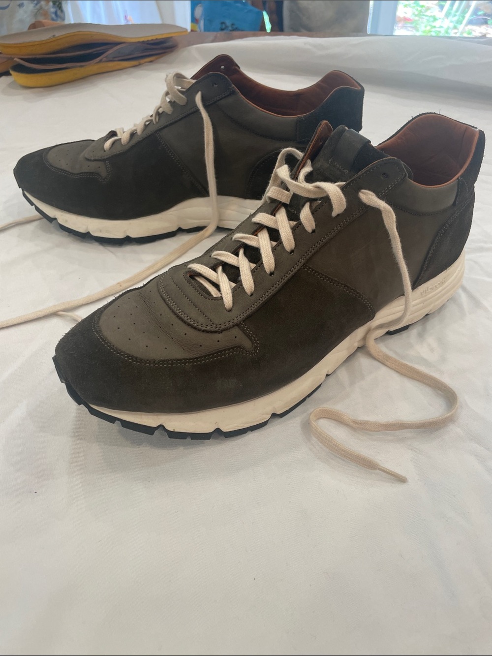 Viberg Janus Calf Suede Loden - Sneaker